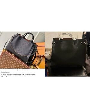 BEWARE! FAKE!!!LV Black Monogram Satchel